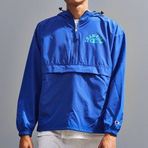 champion uo exclusive logo anorak jacket
